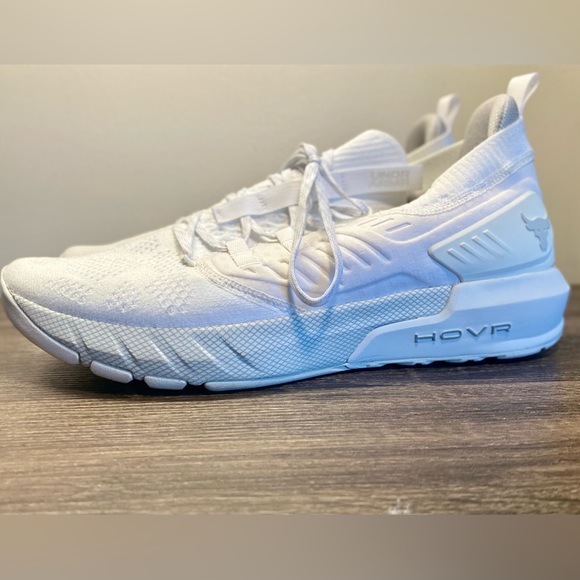 Under Armour Men's Project Rock 3 White Halo Grey - Picture 4 of 10